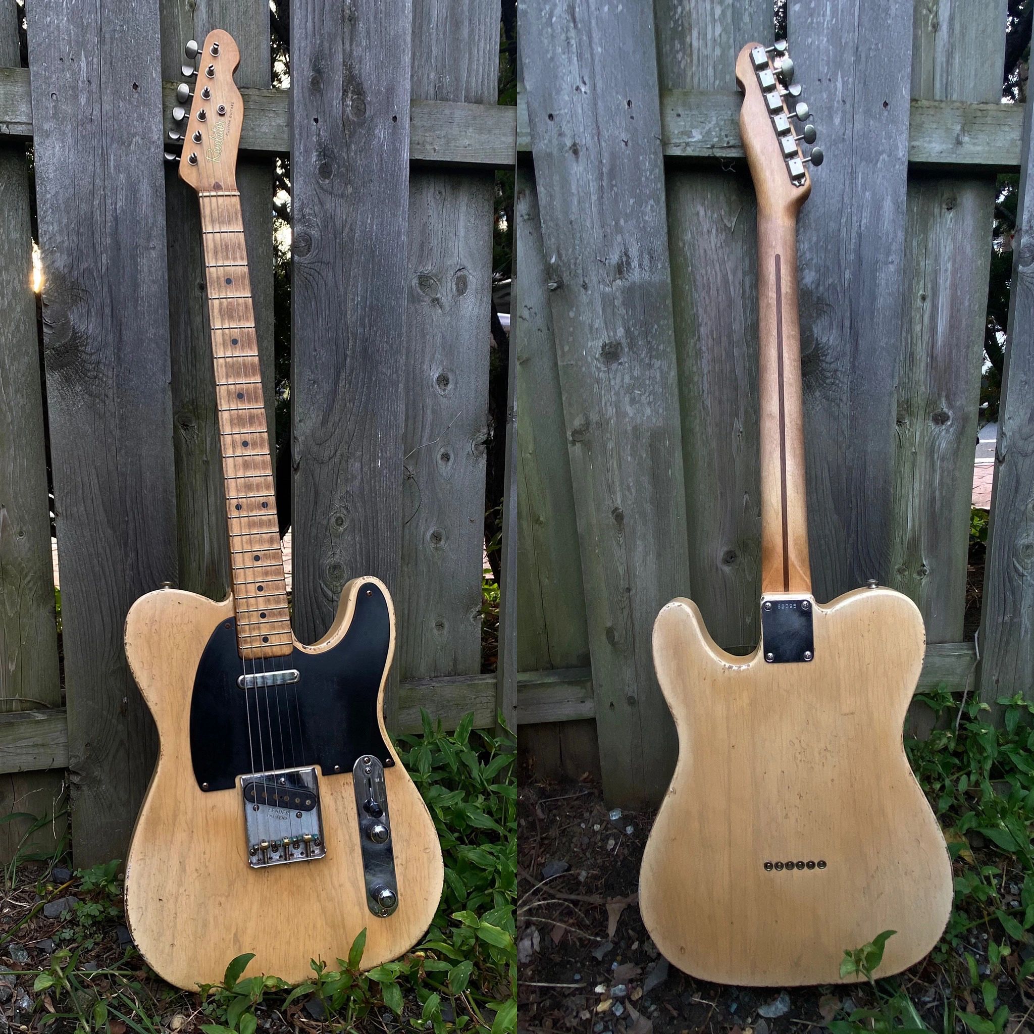 1953 Black Guard Tele Styled Retro Sonic with Maple Board 
Available for purchase! 

