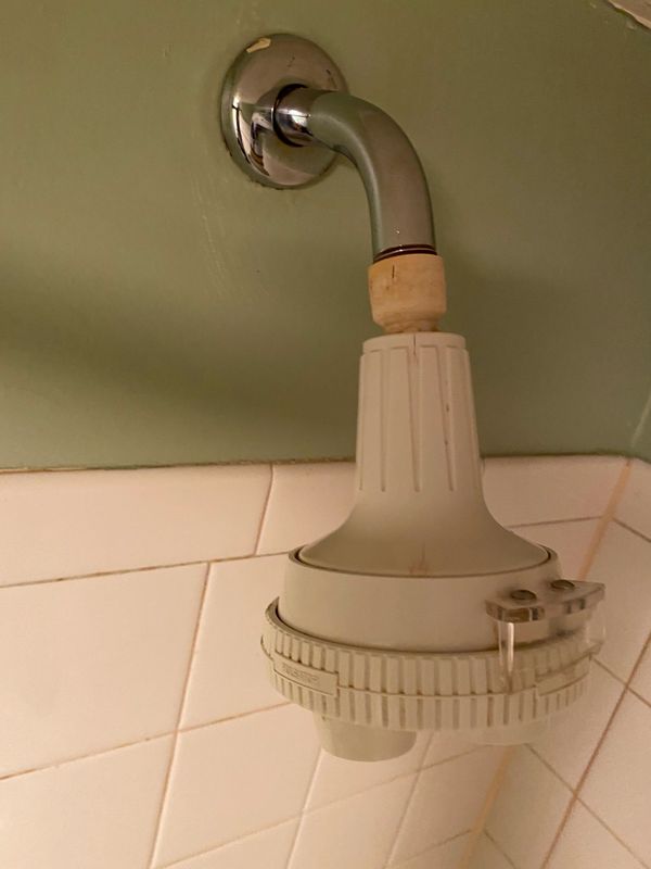 shower head after