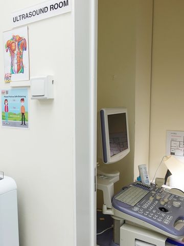 Ultrasound Room by appt and part of health screening package