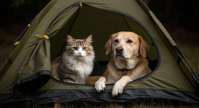 Ballan Caravan Park Pet Policy Cat and Do comaping