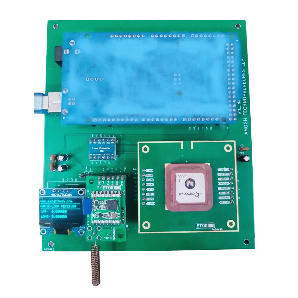 NavIC IRNSS RECEIVER WITH RF LORA LINK