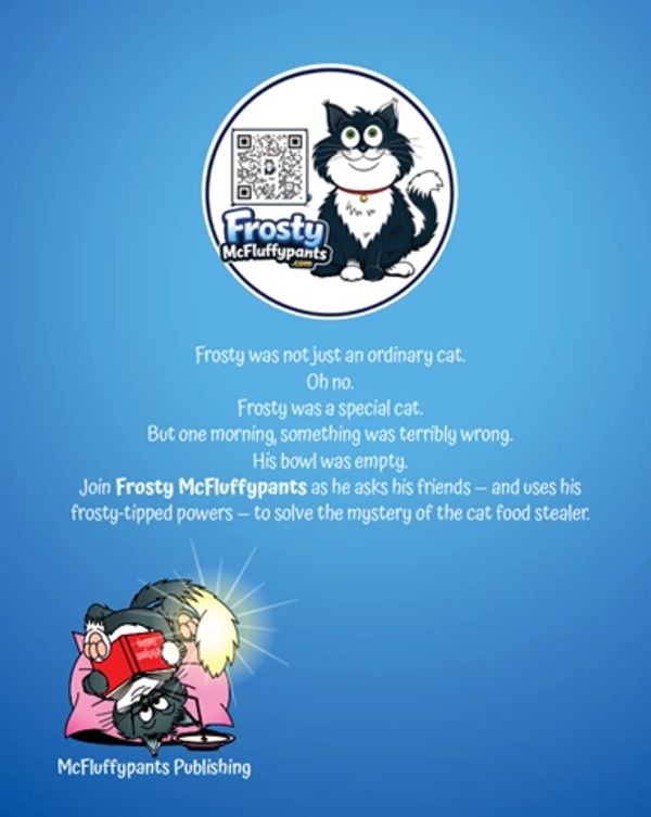 Frosty McFluffypants cat story with a mystery to solve.