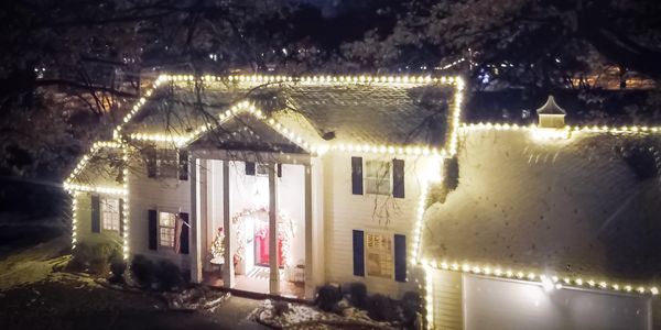 custom Christmas lights mission hills Kansas