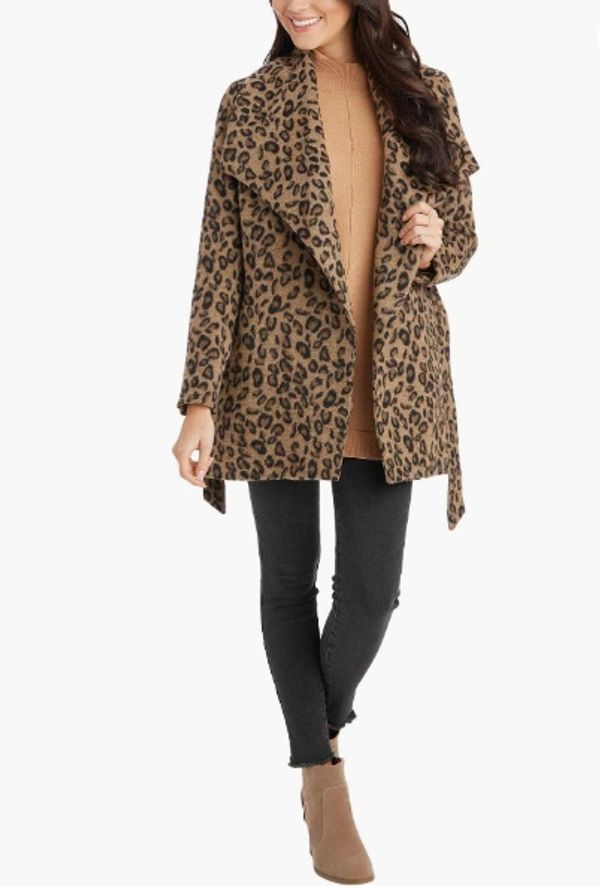 AMAZON
Mud Pie Women's Albany Leopard Coat
$85.10