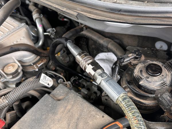 AdBlue in a diesel fuel tank
