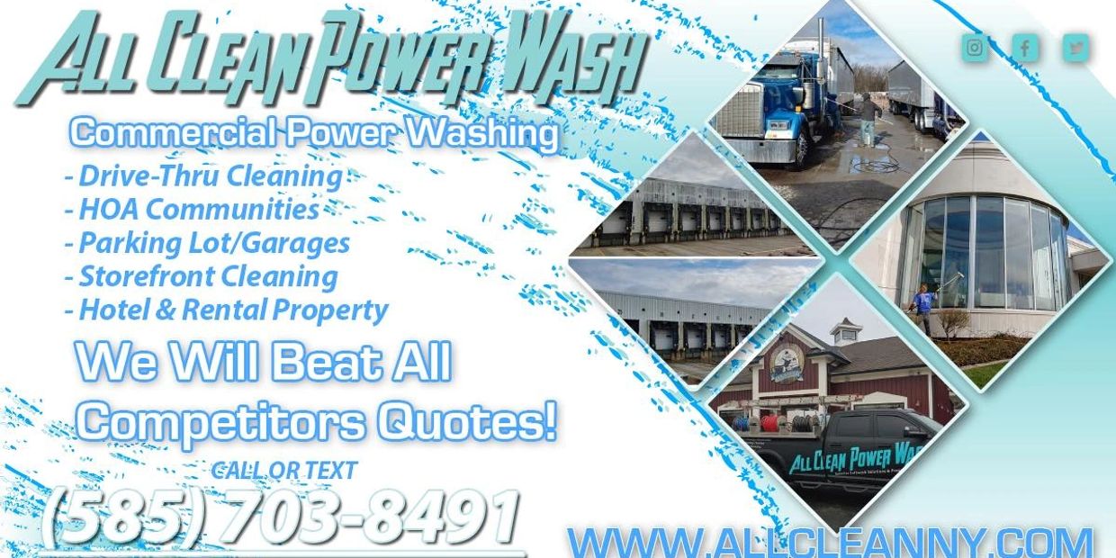 Commerical Power Washing ALL CLEAN POWER WASHING ALL CLEAN POWER
