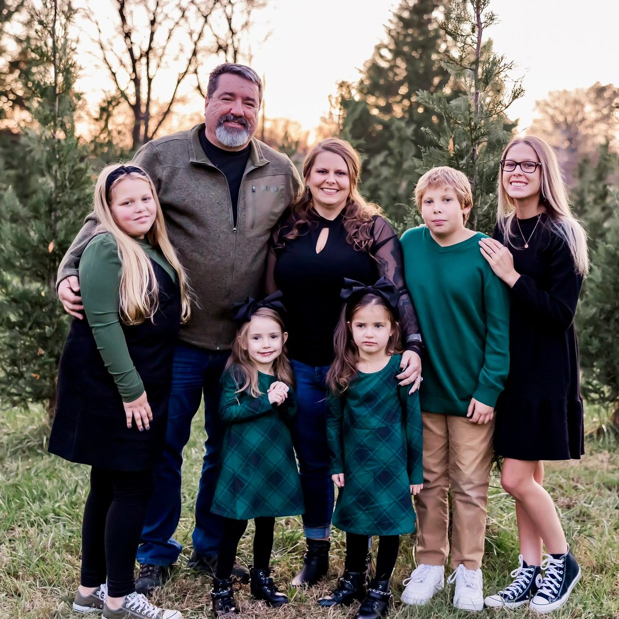 Our Family, from L-R, Sophie, Robert, Sami, Stacey, Olivia, Brayden & Elizabeth