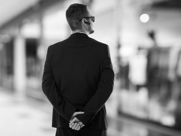 Security guard patroling 