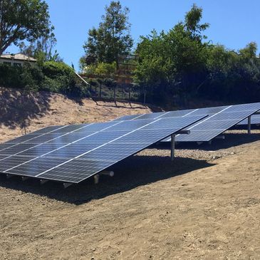 60 Panel ground Mount system in San Juan Capistrano 