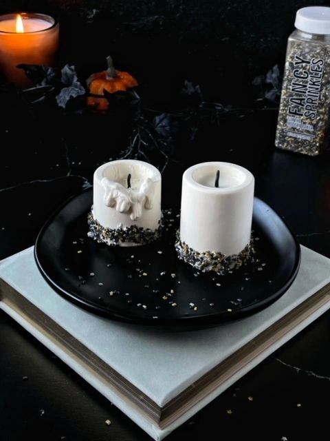 Edible Candles: Celebratory chocolate candles with an edible wick.