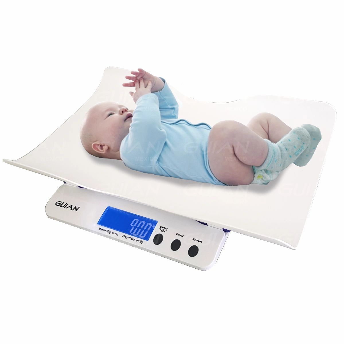 Bascula Pediatrica Para Bebes Y Niños Digital 100kg 2 En 1