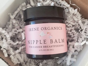 Irene Organics Lanolin free nipple balm
