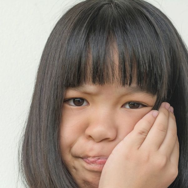 Image of girl with toothache