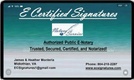  E Certified Signatures