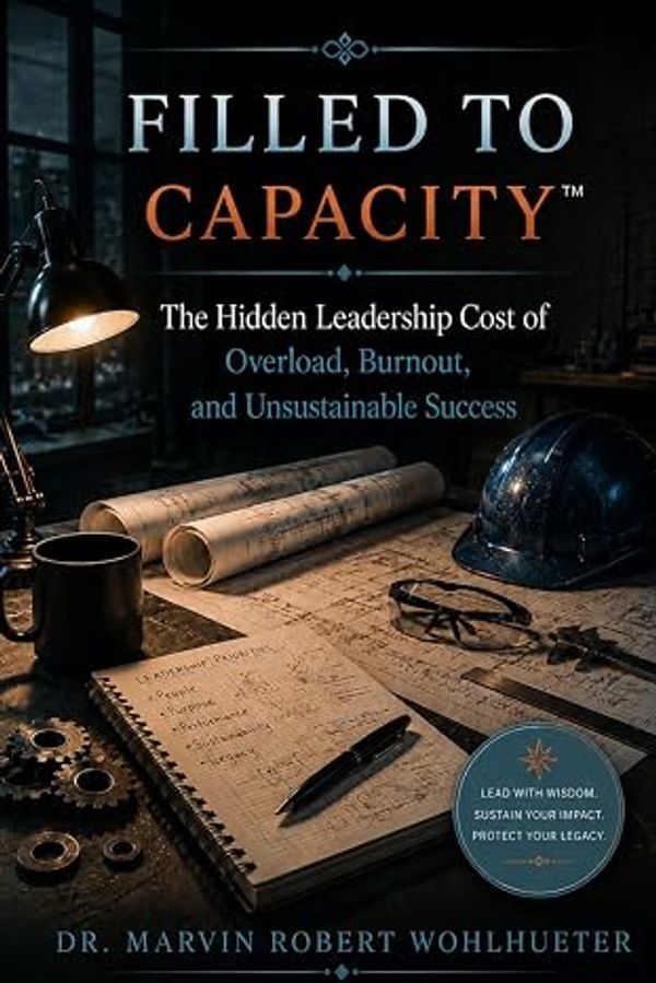 Book cover of Filled to Capacity by Dr. Marvin Robert Wohlhueter.