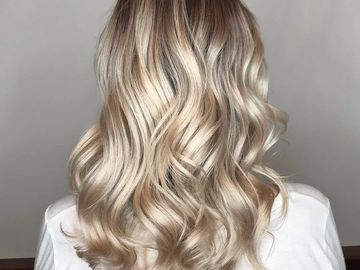 balayage hair painting