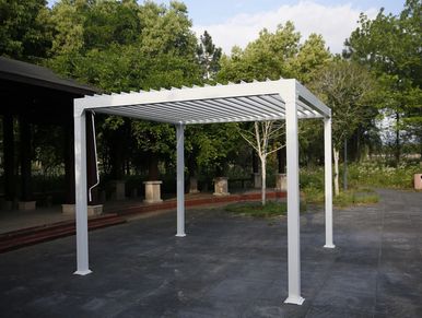 aluminium star roof gazebo