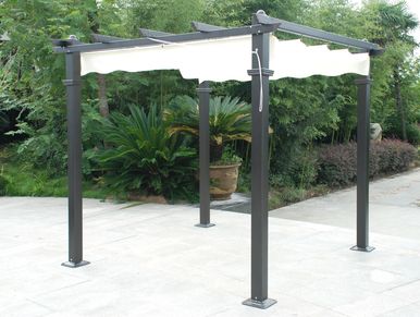 alu sliding roof gazebo, aluminium gazebo