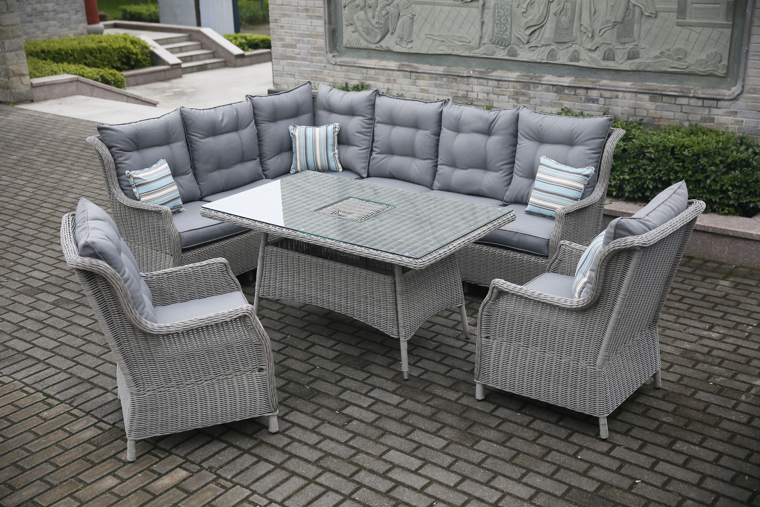 Gazebo with Curtains