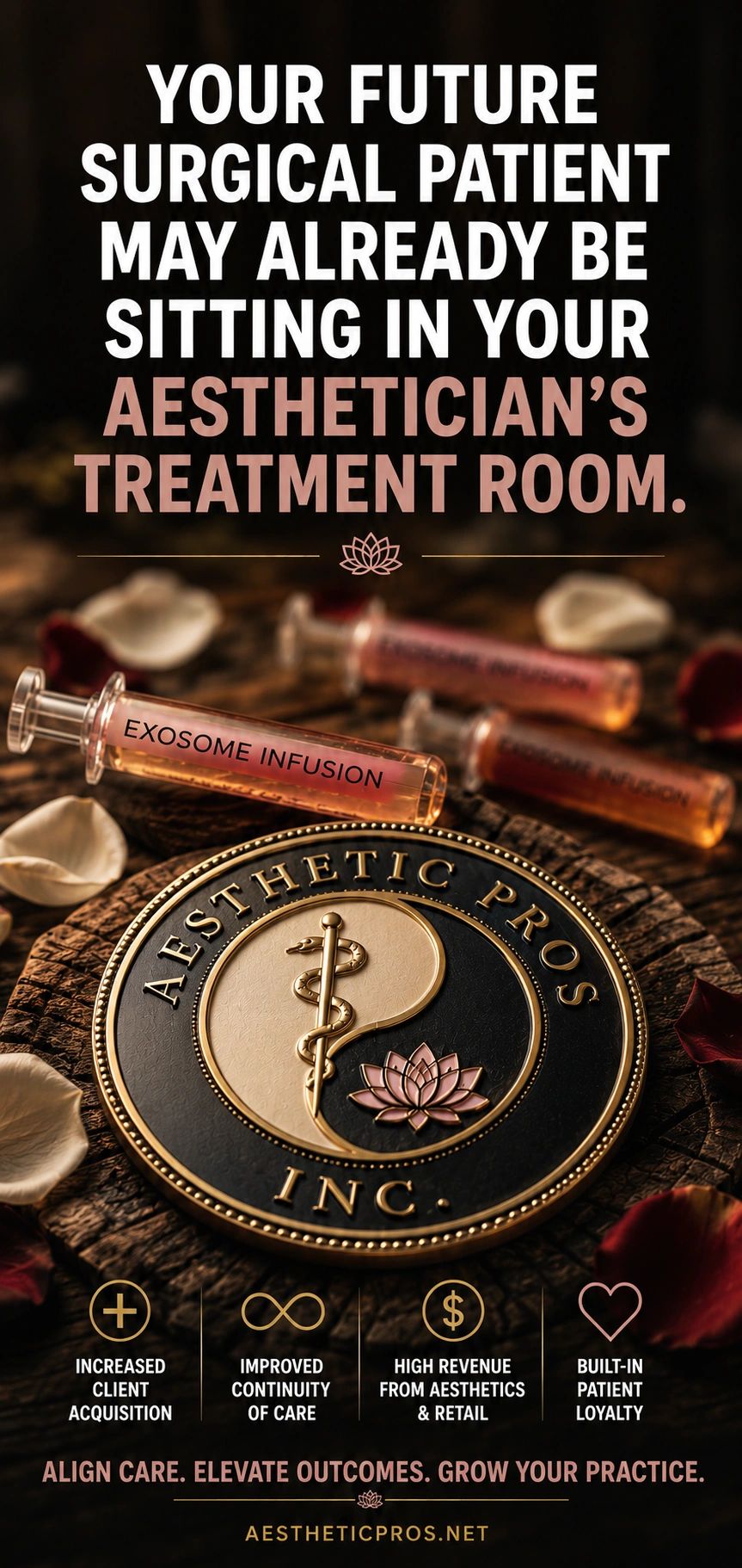 Promoting aesthetic treatment as a pathway to future surgical patients.