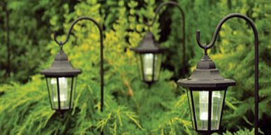 Solar lamp posts