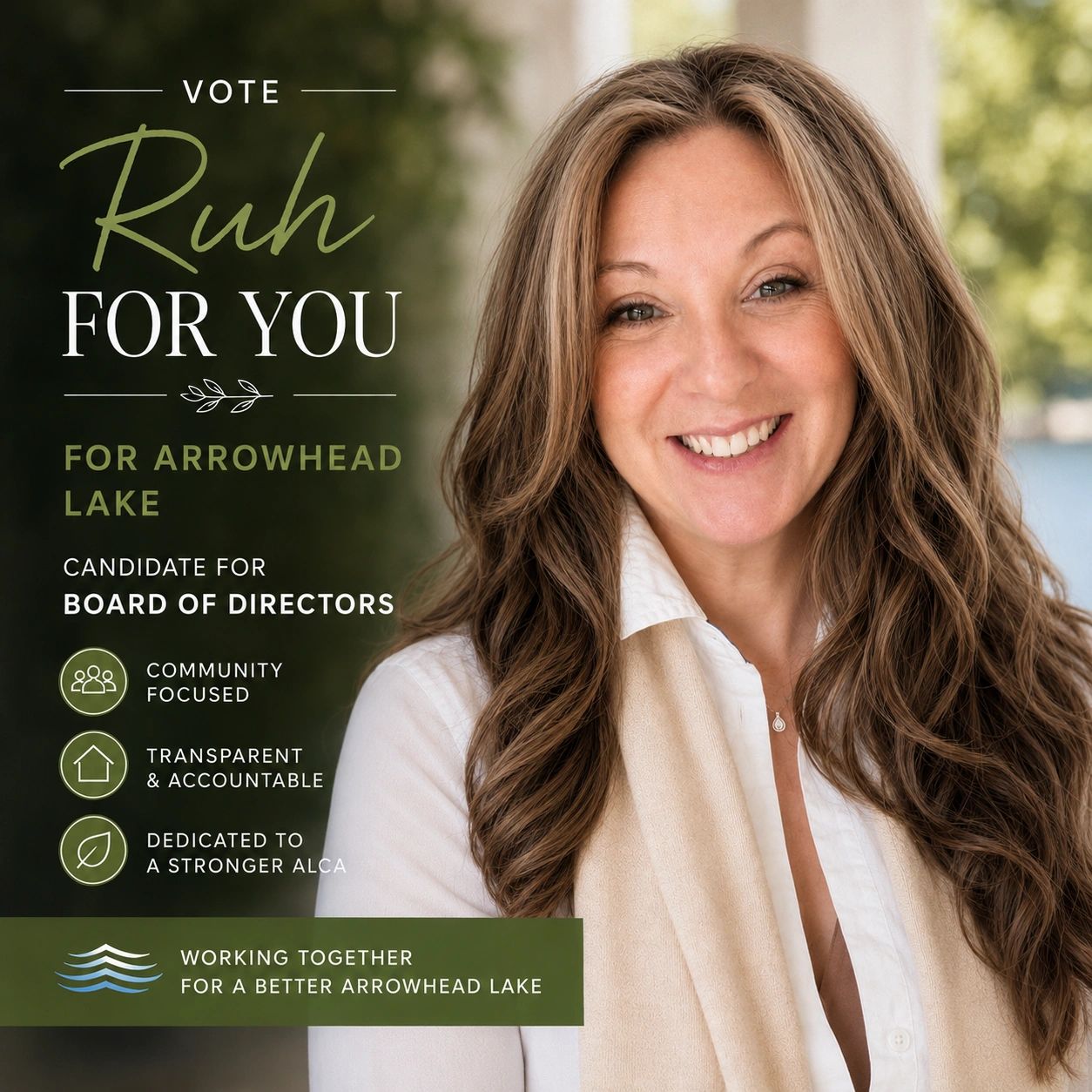 Candidate smiling 