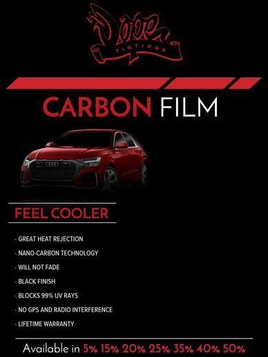 Carbon Film Prices at Dope Window Tinting in Pennsauken, NJ.