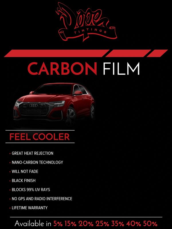 Carbon Film Prices at Dope Window Tinting in Pennsauken, NJ.
