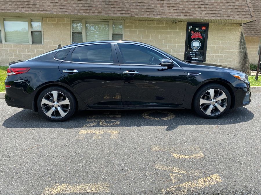 Kia Optima window tint job 7 — Dope Tintings Pennsauken NJ