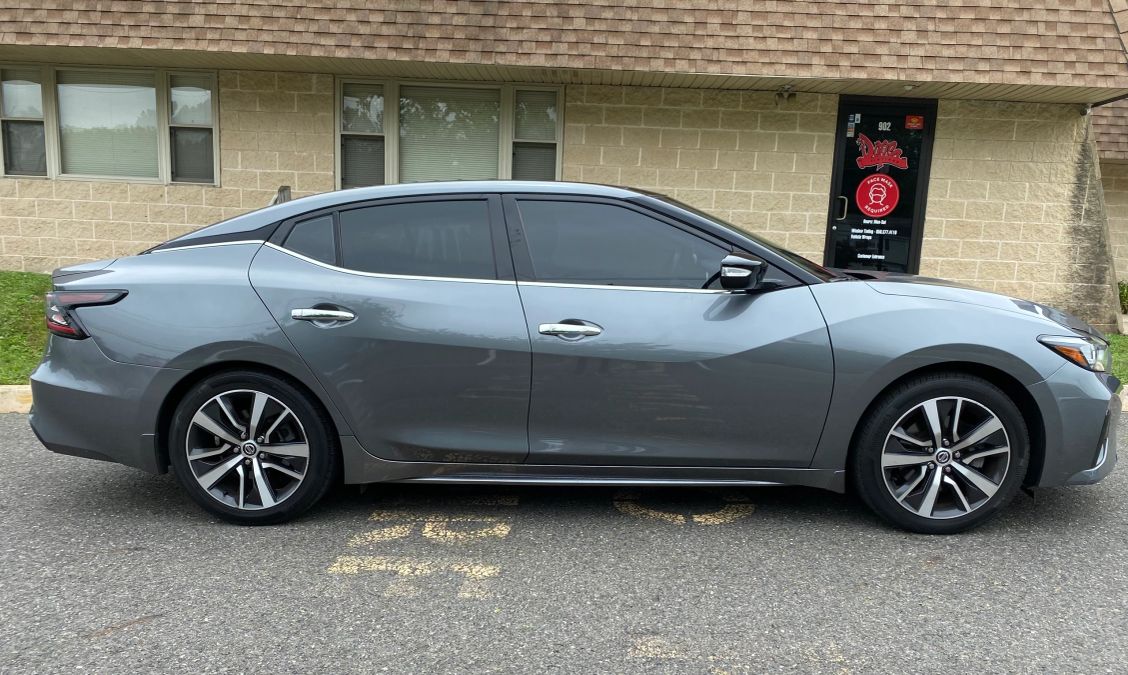 Nissan Maxima window tint job 11 — Dope Tintings Pennsauken NJ
