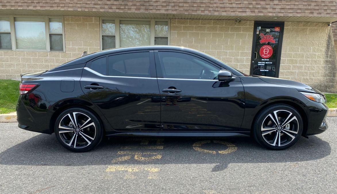 Nissan Sentra window tint job 13 — Dope Tintings Pennsauken NJ