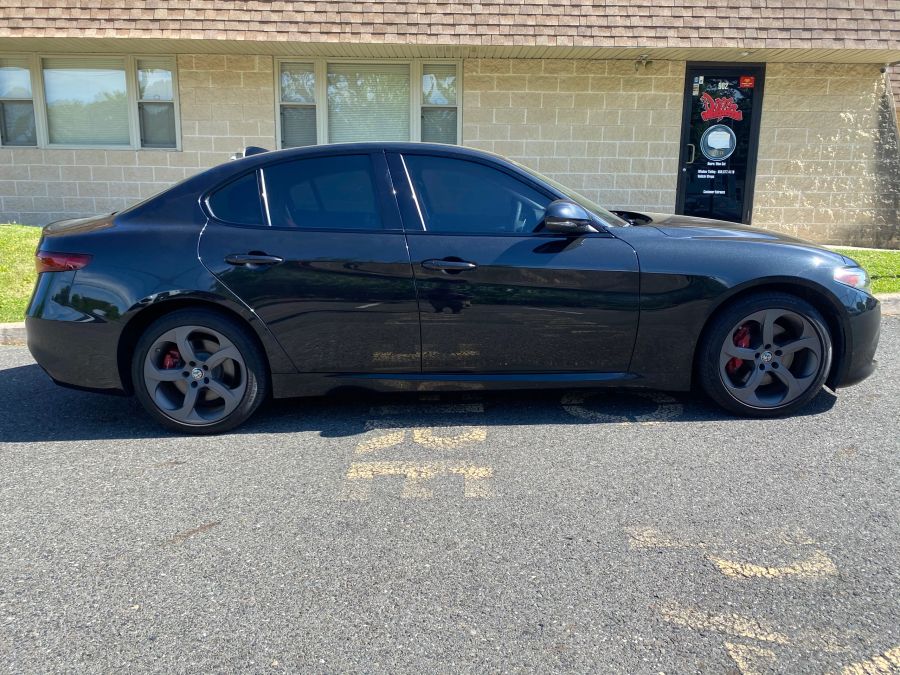 Alfa Romeo Giulia window tint job 3 — Dope Tintings Pennsauken NJ