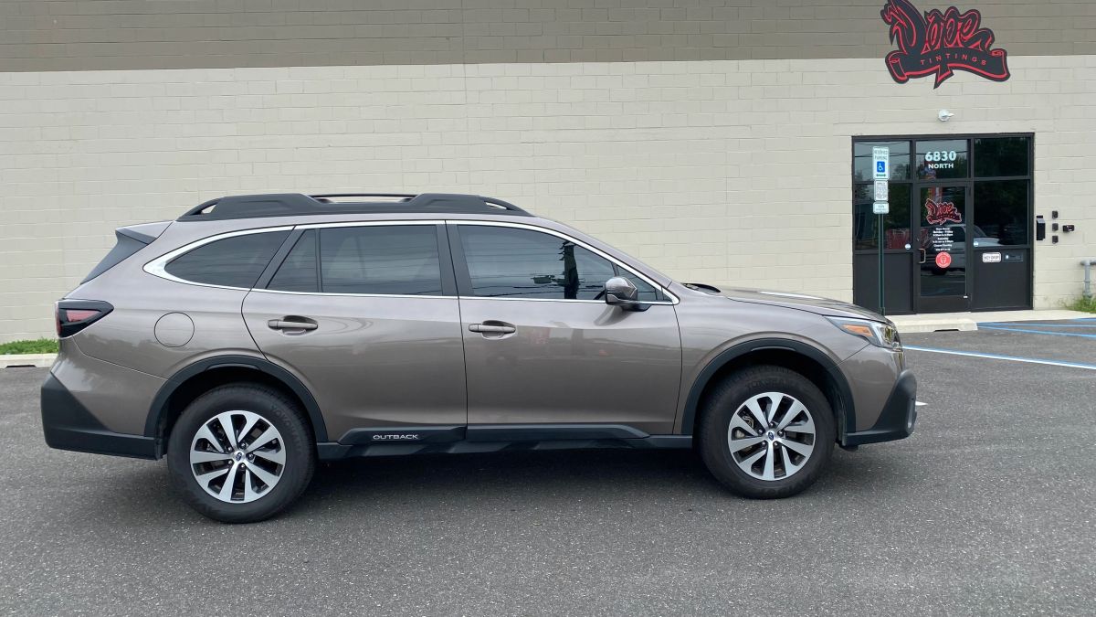 Subaru Outback window tint job 2 — Dope Tintings Pennsauken NJ