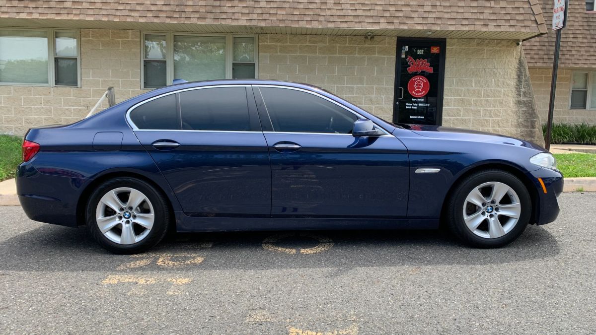 BMW 5/M5 window tint job 3 — Dope Tintings Pennsauken NJ