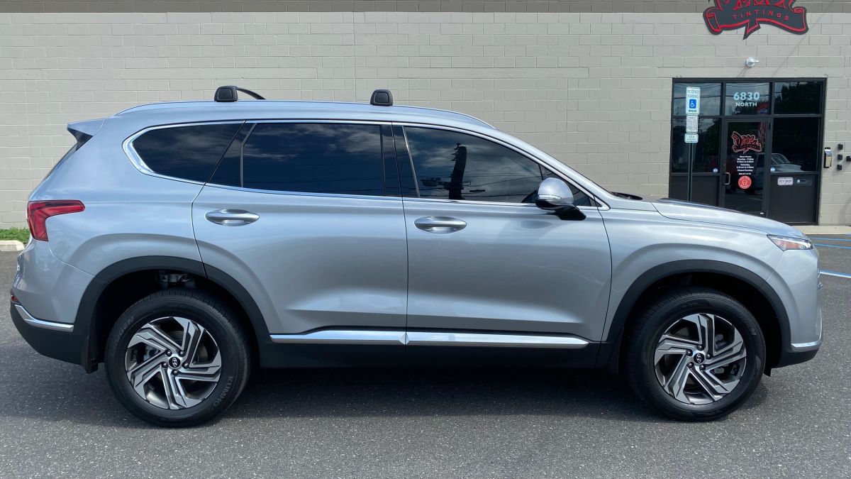 Hyundai Santa Fe window tint job 2 — Dope Tintings Pennsauken NJ