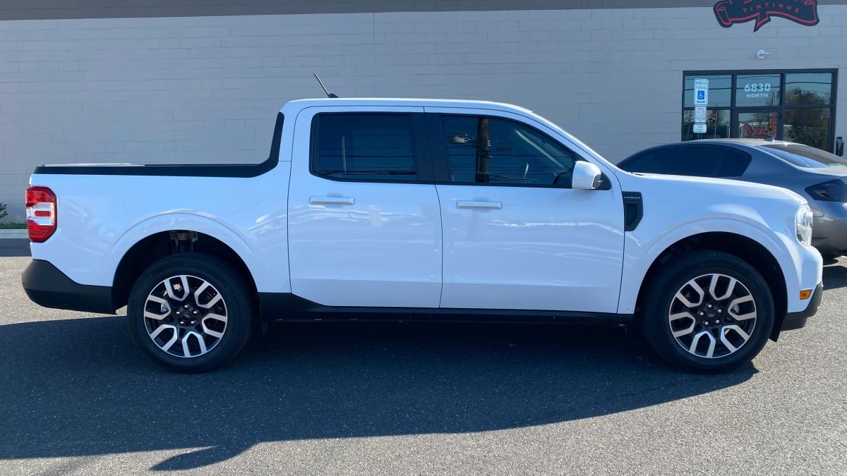 Ford Maverick window tint job 2 — Dope Tintings Pennsauken NJ