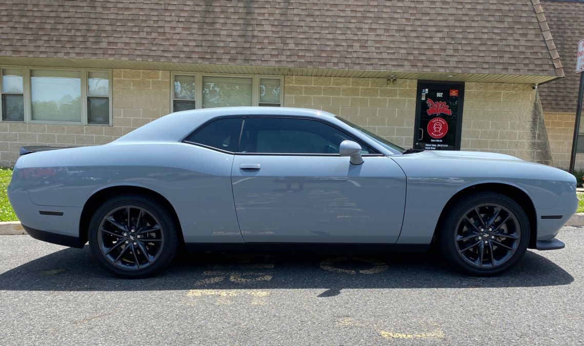 Dodge Challenger/Hellcat window tint job 13 — Dope Tintings Pennsauken NJ