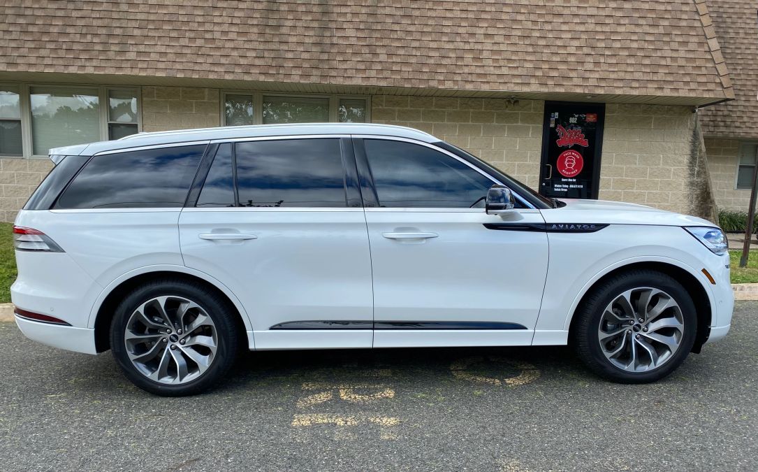 Lincoln Aviator window tint job 2 — Dope Tintings Pennsauken NJ