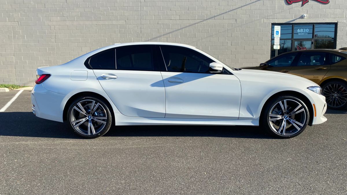 BMW 3/M3 window tint job 29 — Dope Tintings Pennsauken NJ