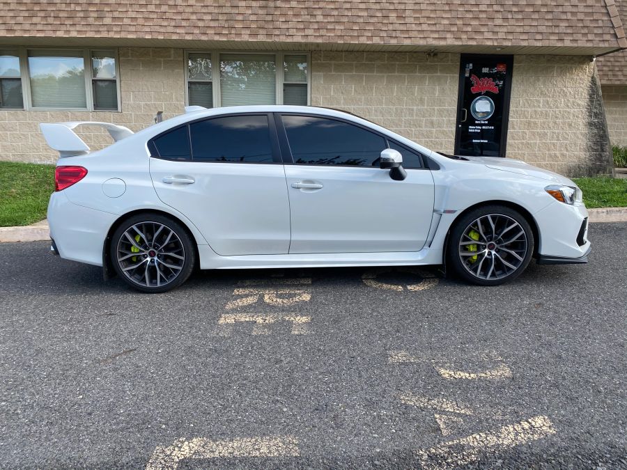 Subaru STI window tint job 2 — Dope Tintings Pennsauken NJ