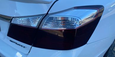 Tail light tinting at Dope Window Tinting in Pennsauken, NJ. 