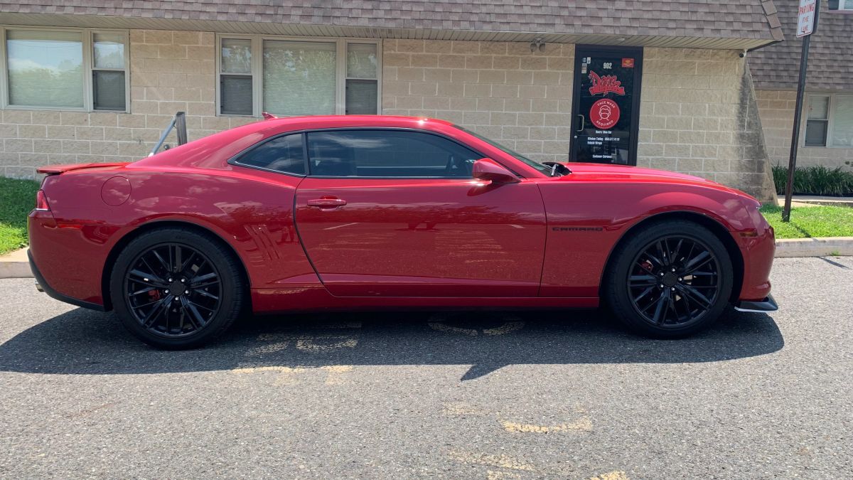 Chevy Camaro window tint job 3 — Dope Tintings Pennsauken NJ