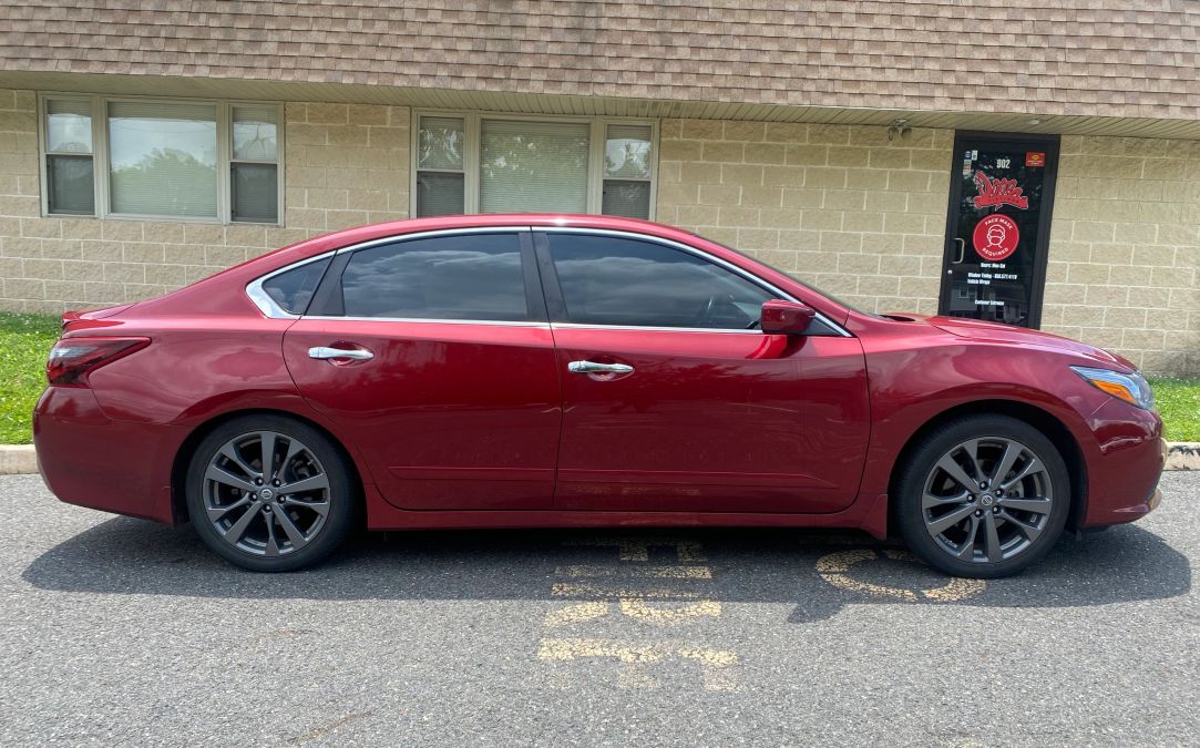 Nissan Altima window tint job 13 — Dope Tintings Pennsauken NJ