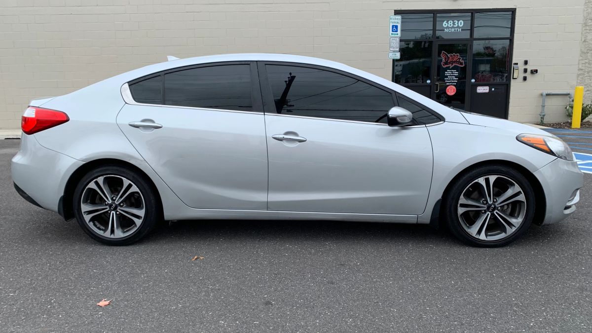 Kia Forte window tint job 3 — Dope Tintings Pennsauken NJ