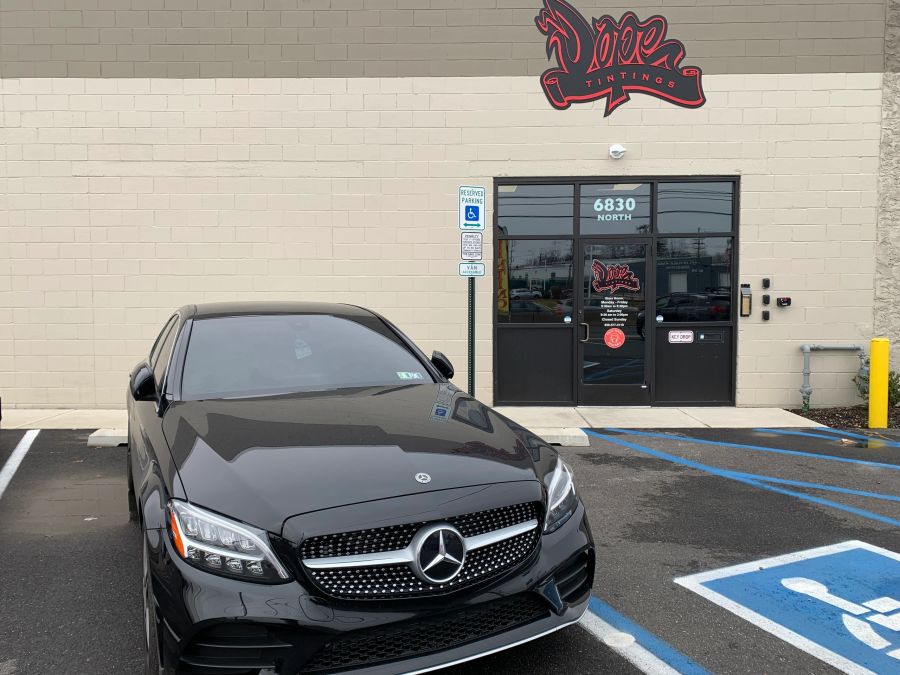 Mercedes-Benz C Class window tint job 10 — Dope Tintings Pennsauken NJ