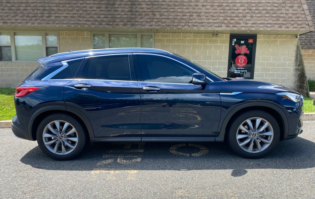 Infiniti QX50 window tint job 3 — Dope Tintings Pennsauken NJ
