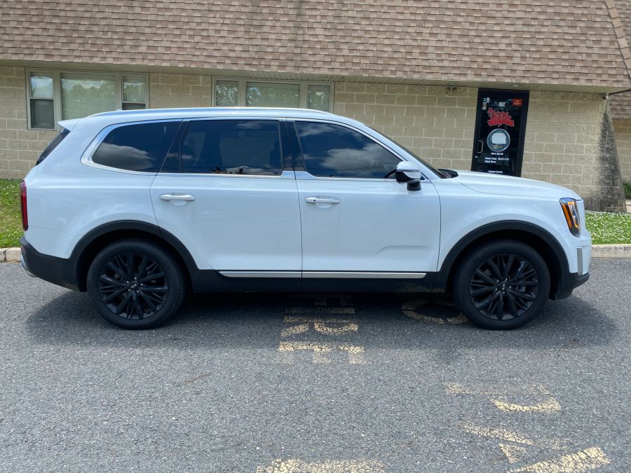 Kia Telluride window tint job 4 — Dope Tintings Pennsauken NJ