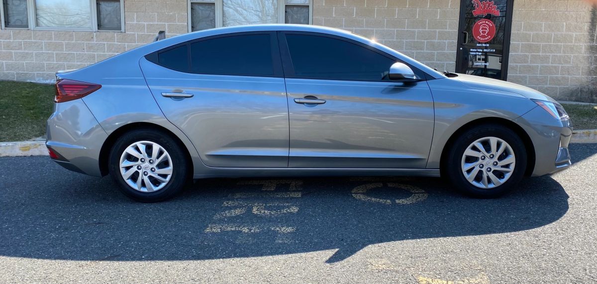 Hyundai Elantra window tint job 7 — Dope Tintings Pennsauken NJ