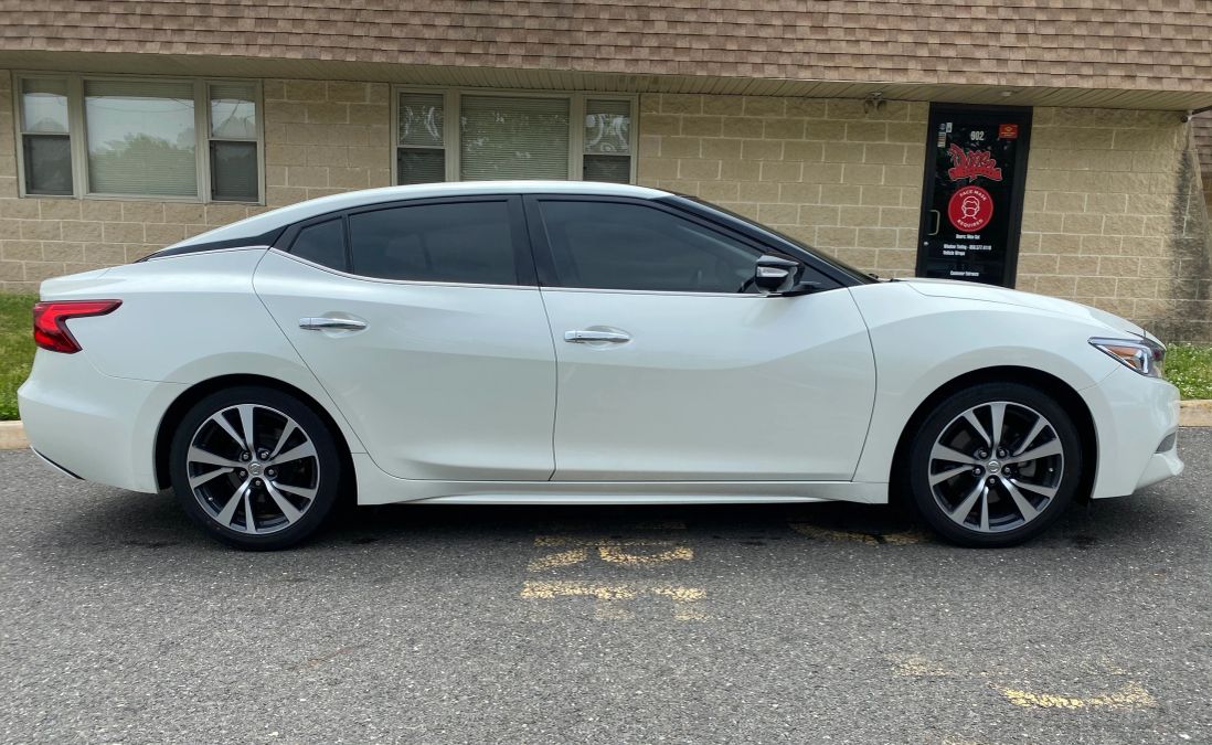 Nissan Maxima window tint job 8 — Dope Tintings Pennsauken NJ