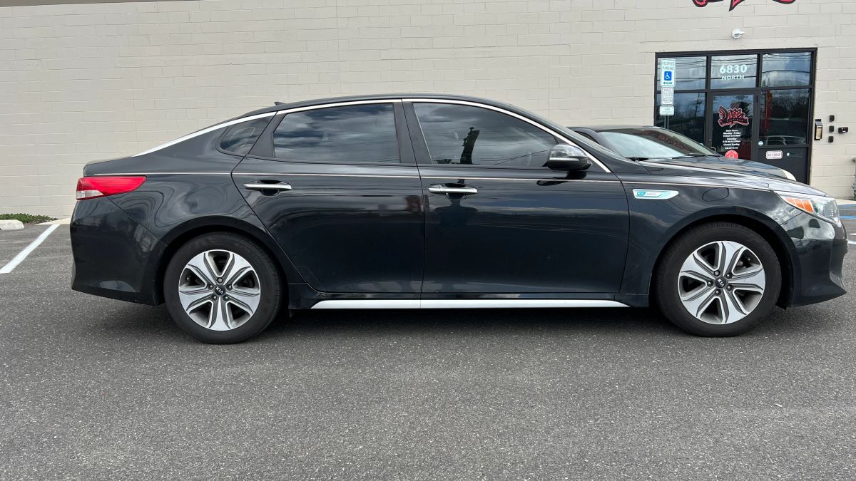 Kia Optima window tint job 3 — Dope Tintings Pennsauken NJ